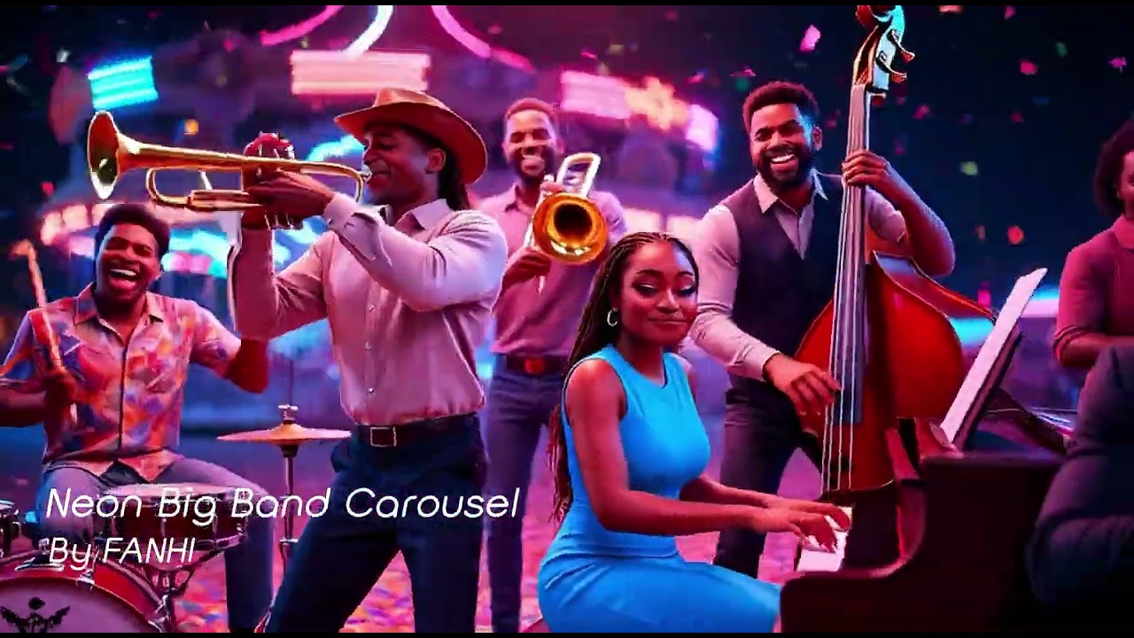 Neon Big Band Carousel