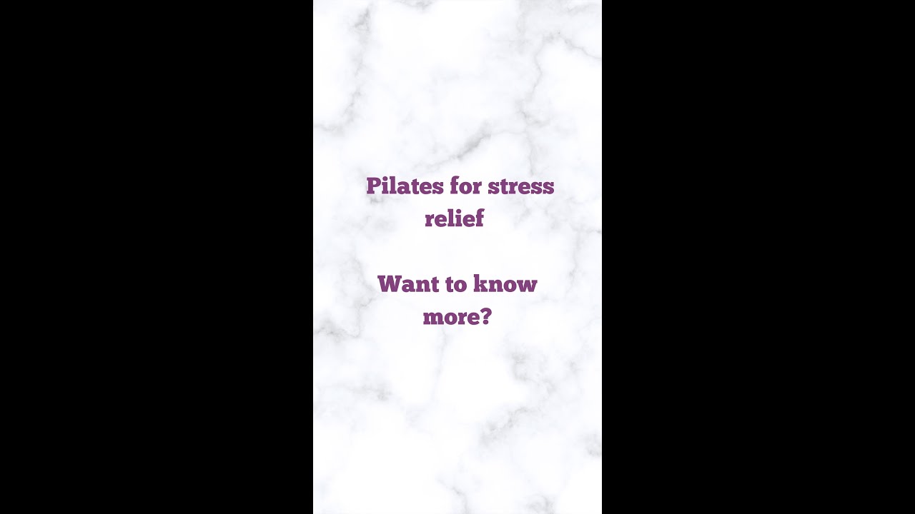 Pilates for stress relief with Anupama Gopal, Fitness and Lifestyle coach #pilates #stressmanagement
