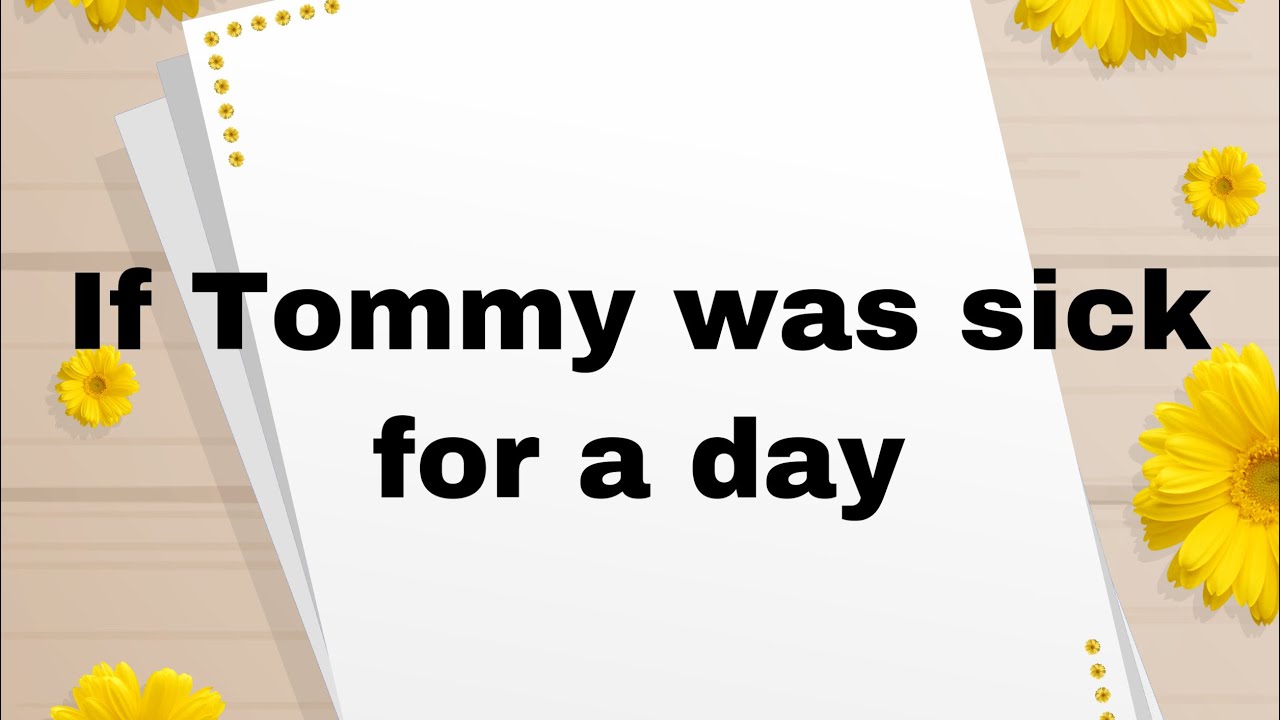 If Tommy was sick for a day | PLATONIC DEOINNIT | Ft  Tommy in his Clingy Arc | READ DESC