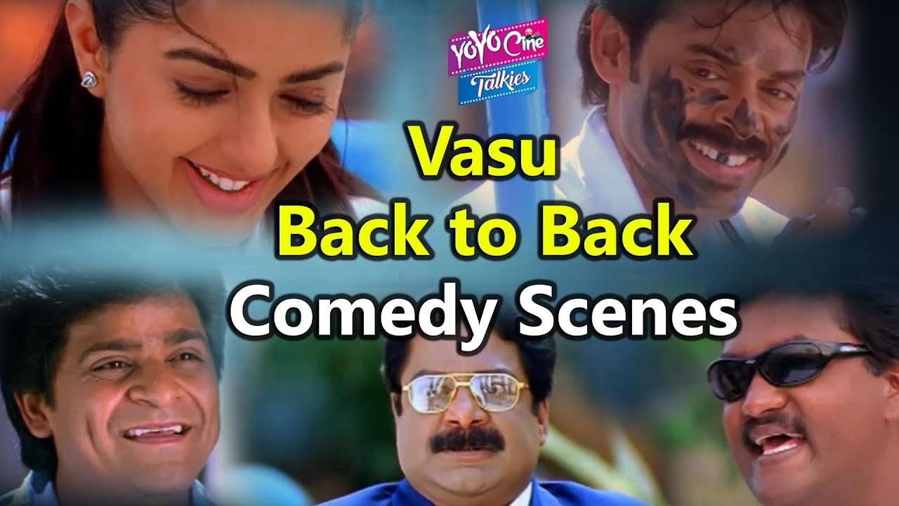 Vasu Movie Back to Back Comedy Scenes | Venkatesh, Sunil, Ali, Bhumika Chawla | YOYO Cine Talkies