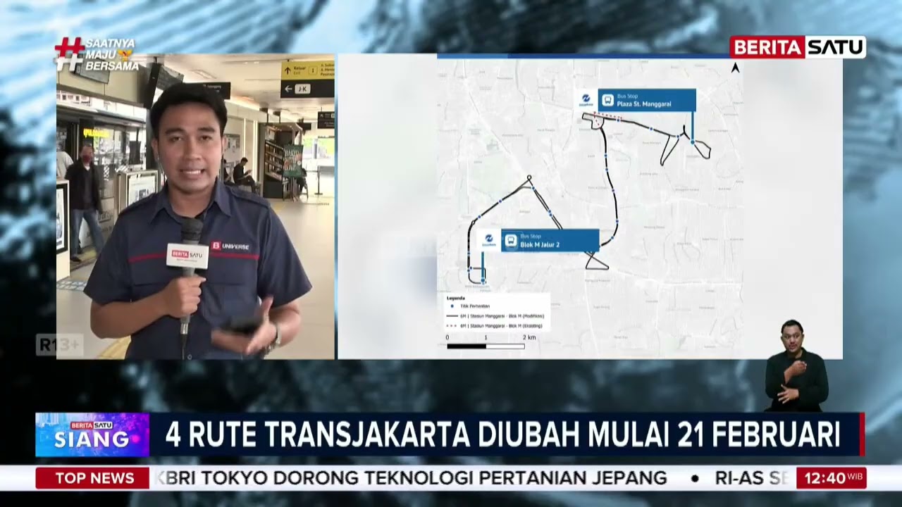4 Rute Transjakarta Berubah Mulai 21 Februari 2026, Mana Saja? #beritasatu