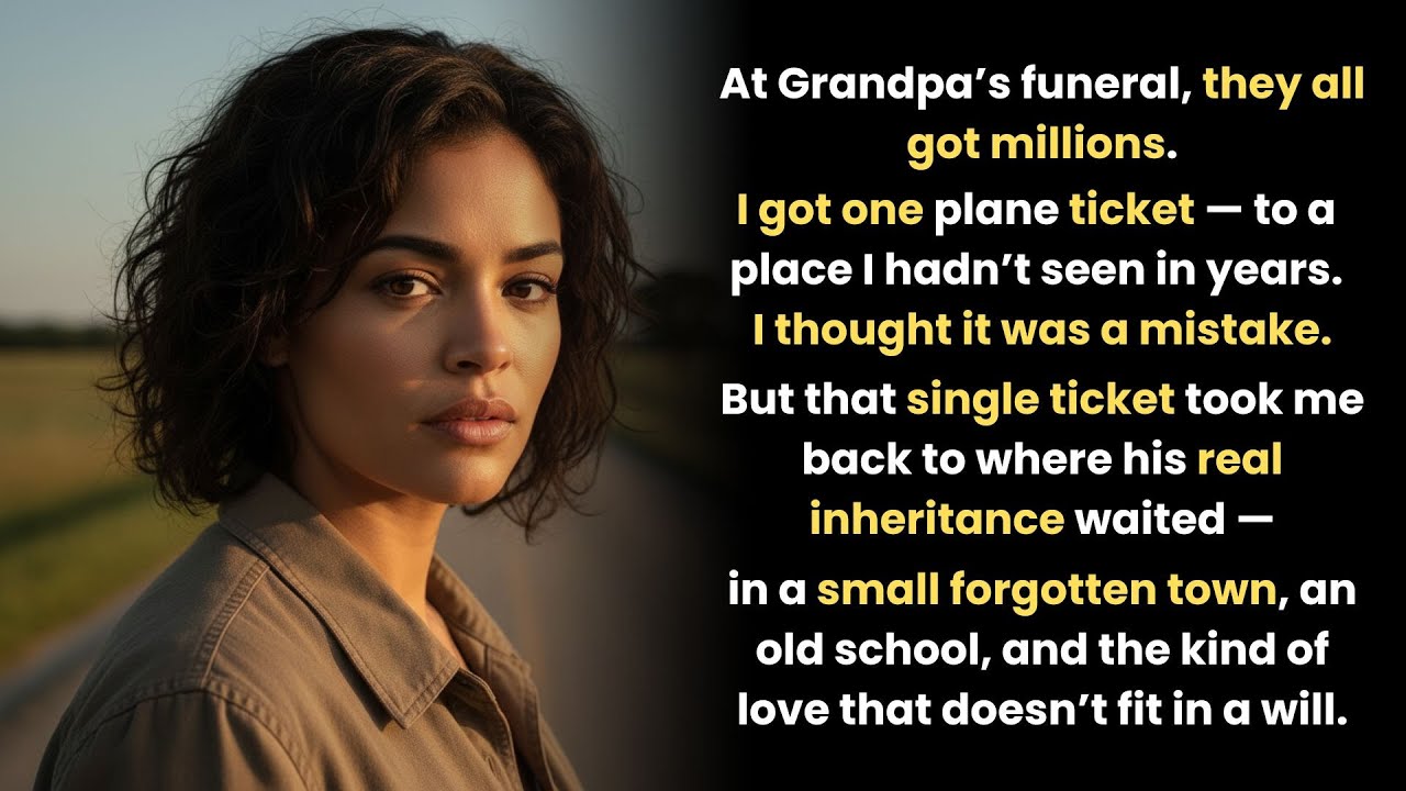 They Got Millions at Grandpa’s Funeral I Got One Plane Ticket Emotional Family Story Voices of Aunti