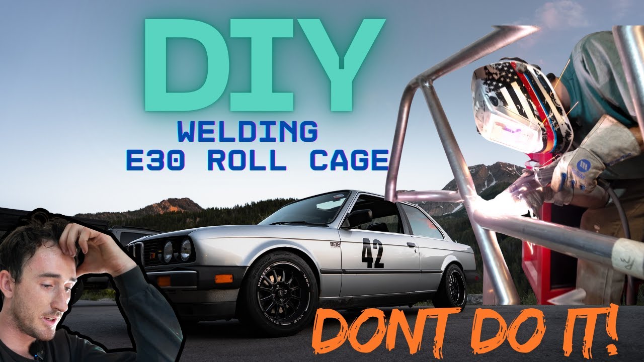 Built a Roll Cage for My E30 and (THEN I CRASHED!)