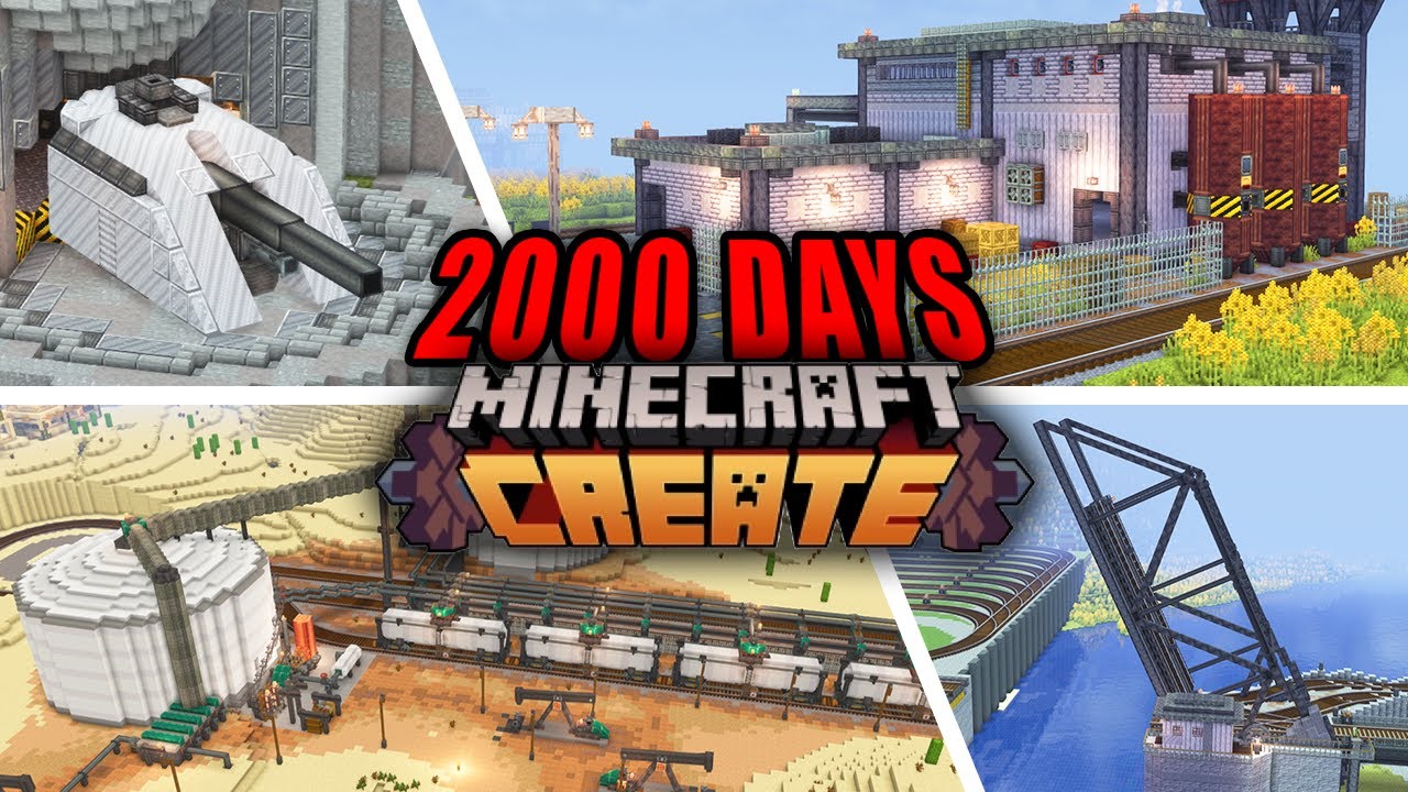 2000 Days Minecraft Create Mod | FULL MOVIE