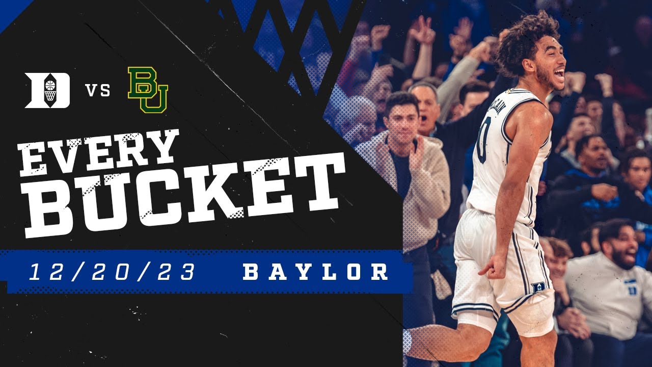 Duke 78, Baylor 70 | Every Bucket (12/20/23)
