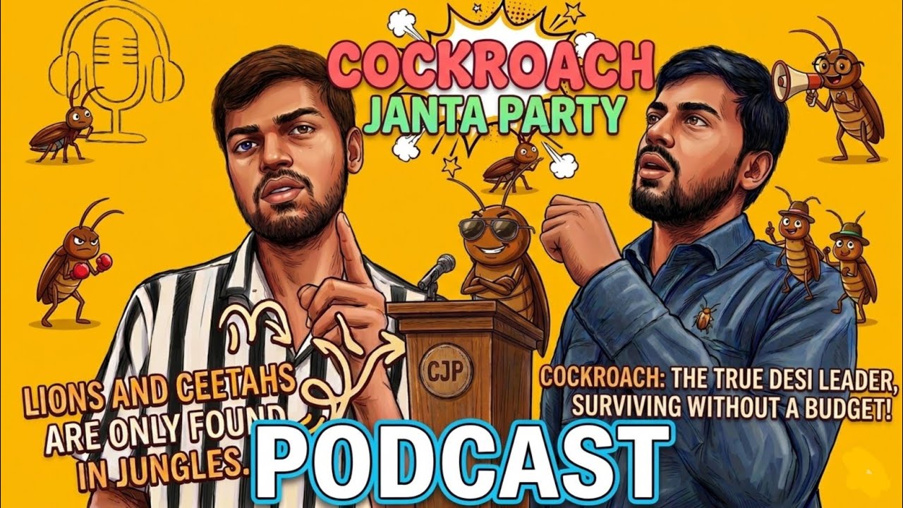 ​Why cockroach is the symbol ? 🪳 Janta Party | Podcast | #cjp #politics #cockroach