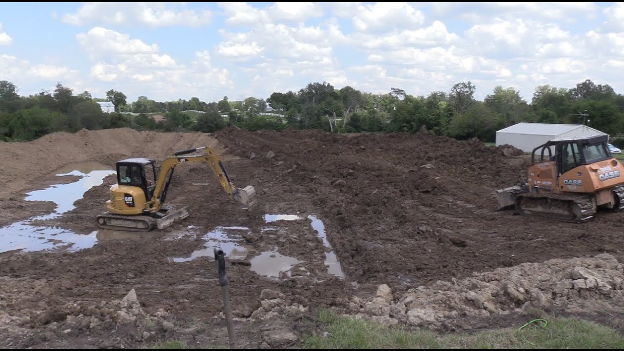 1/2 Acre pond dig.  part 2 of 3
