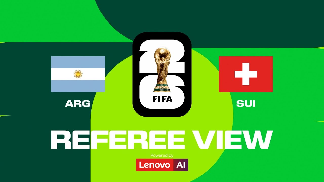 Argentina v Switzerland: Alvarez Extra-Time Strike | Ref's POV | Powered by Lenovo