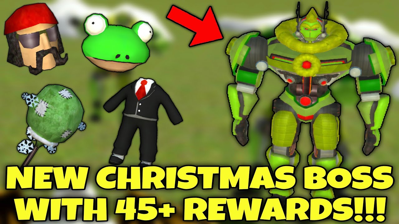 🔴NEW XMS GRINGE BOSS??? New CHRISTMAS BOSS In School of Chaos 🎅🎁