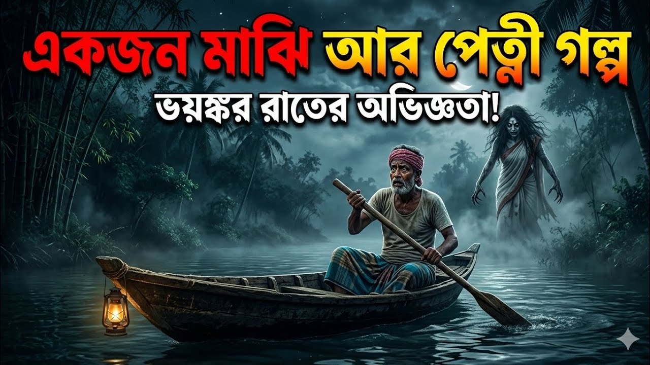 ভয়ংকর একজন মাঝি আর পেত্নী গল্প (Voyongko Akjon Majhi Ar Petnir Golpo)#comedy #villagelife 