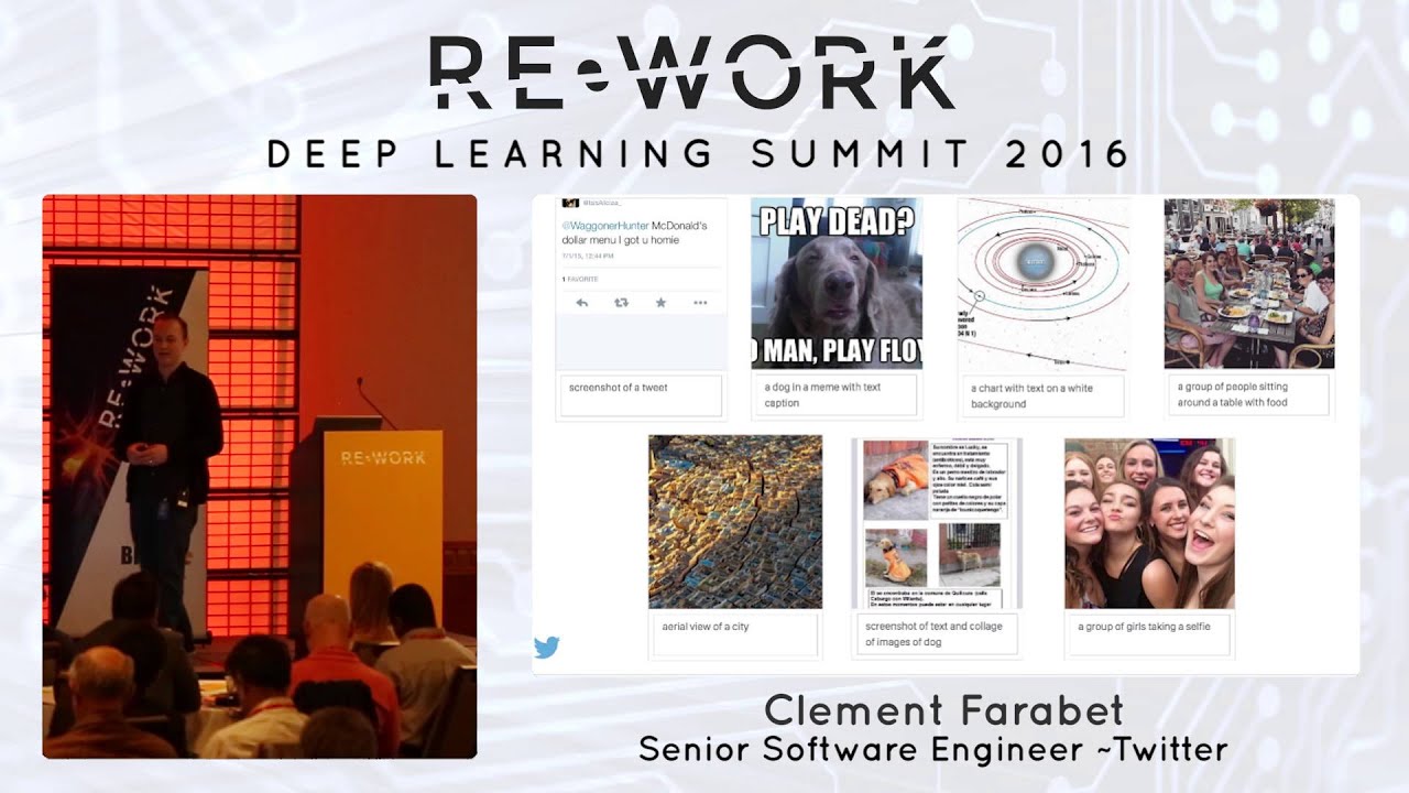 Clement Farabet, Senior Software Engineer, Twitter - RE&bull;WORK Deep Learning Summit 2016 #reworkDL