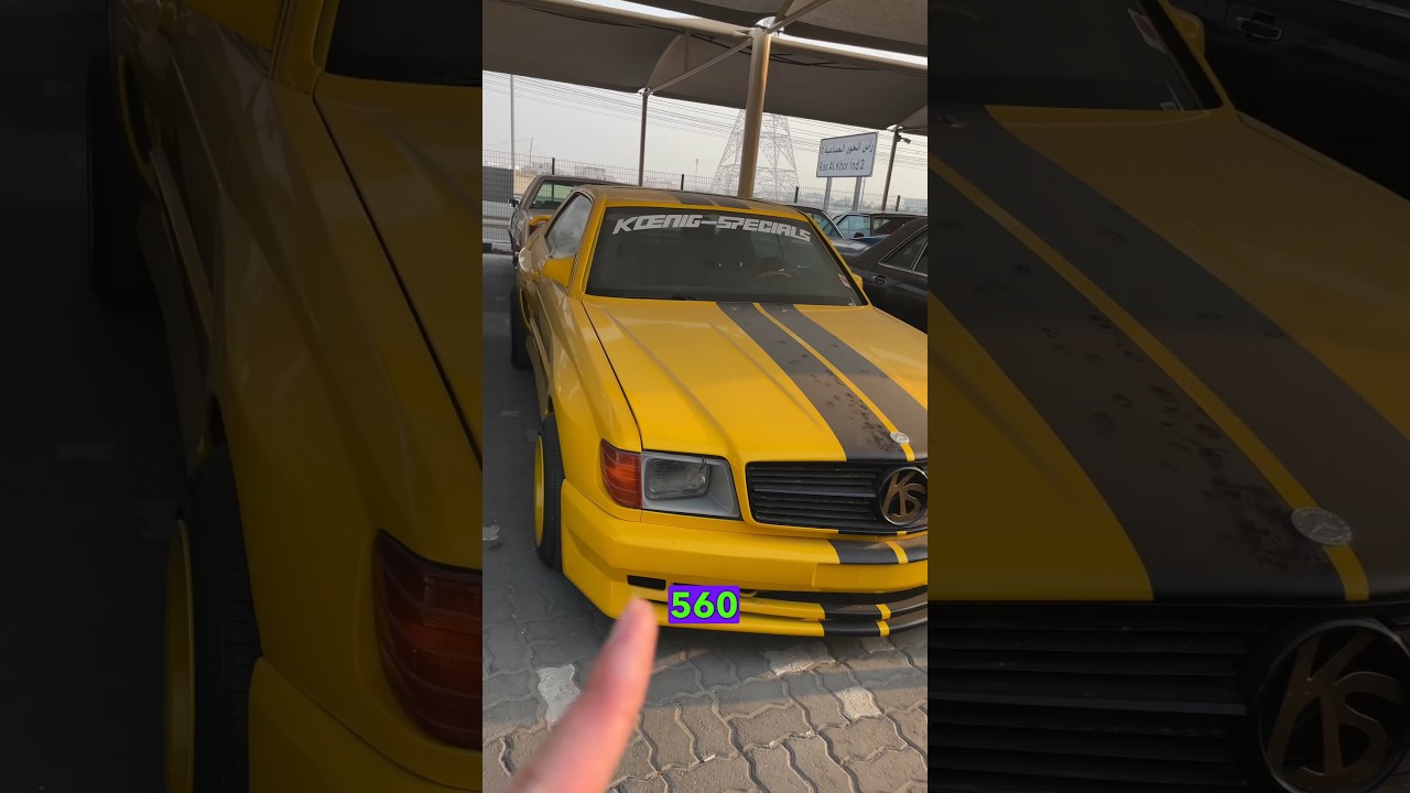 Autoauktion Dubai Teil 1 #dubai #cars #560sec #koenigspecials #c63amg