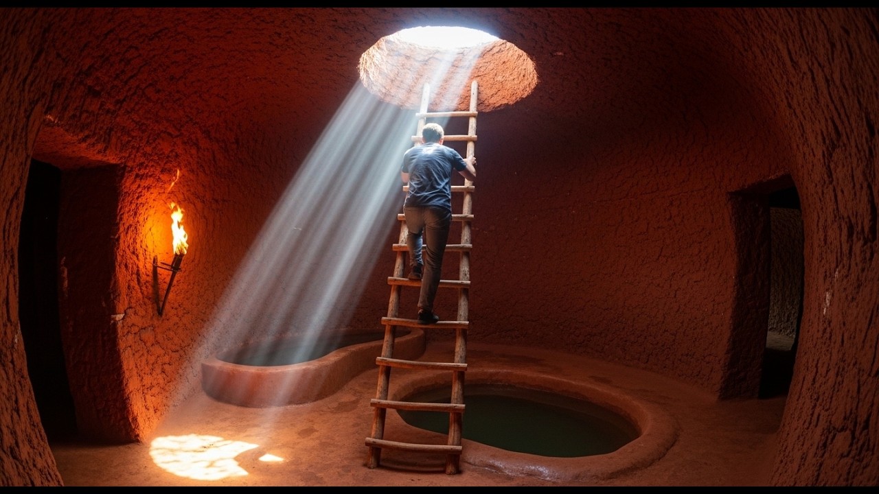 I Spent 30 Days Digging a Hidden Underground Lounge – No One Will Find It