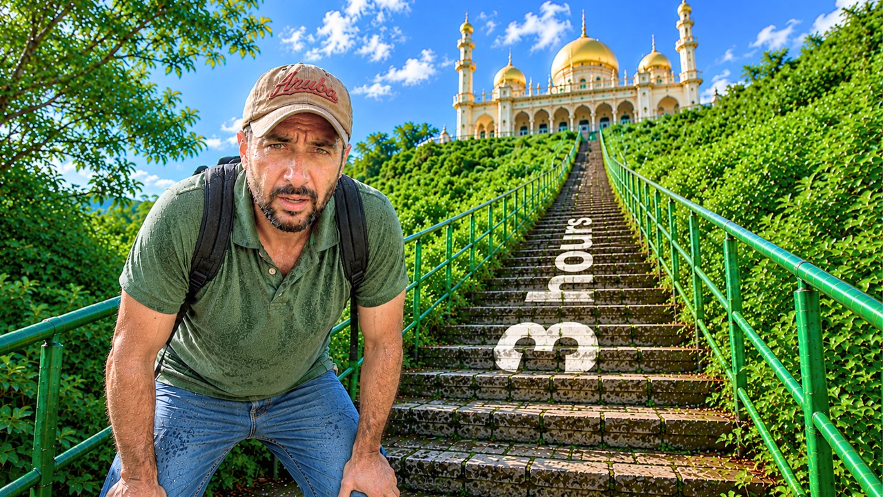 I Hiked to the Highest Mosque in Malaysia | Muslim Travel Vlog