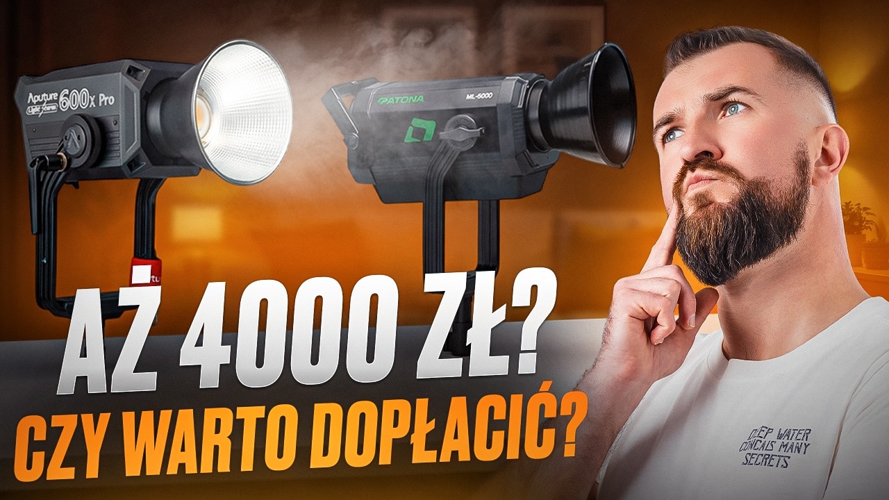 Is it worth paying the extra 4,000 PLN? Aputure LS 600x Pro vs Patona ML-6000