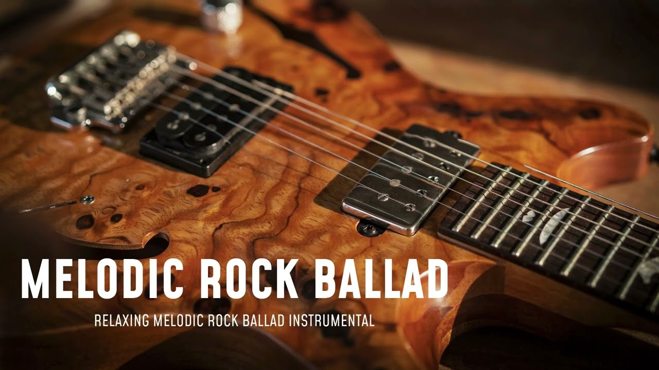 Emotional Guitar Vol.001 | Relaxing Melodic Rock Ballad Instrumental | Deep Emotional Guitar Music