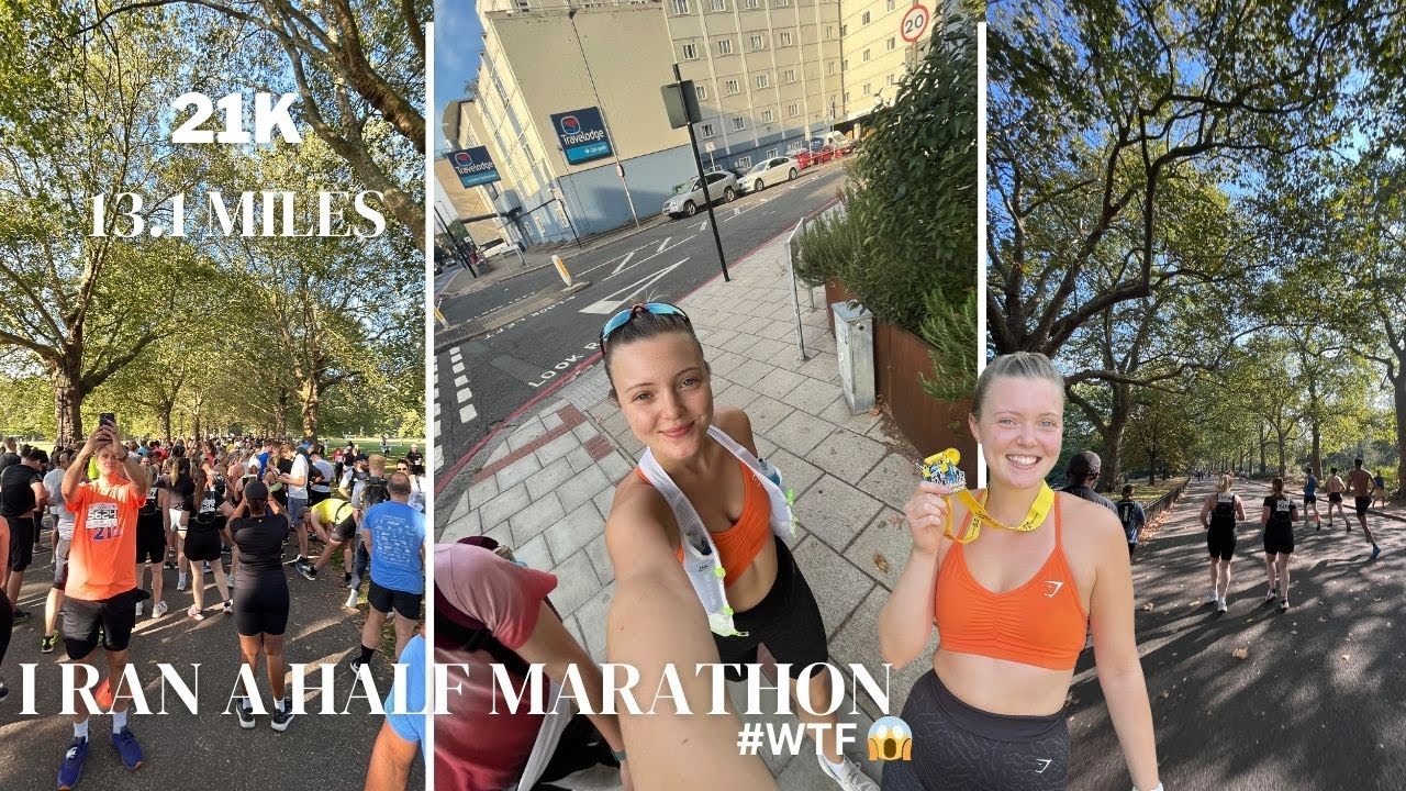 I RAN MY FIRST HALF MARATHON// Battersea Park Half Marathon
