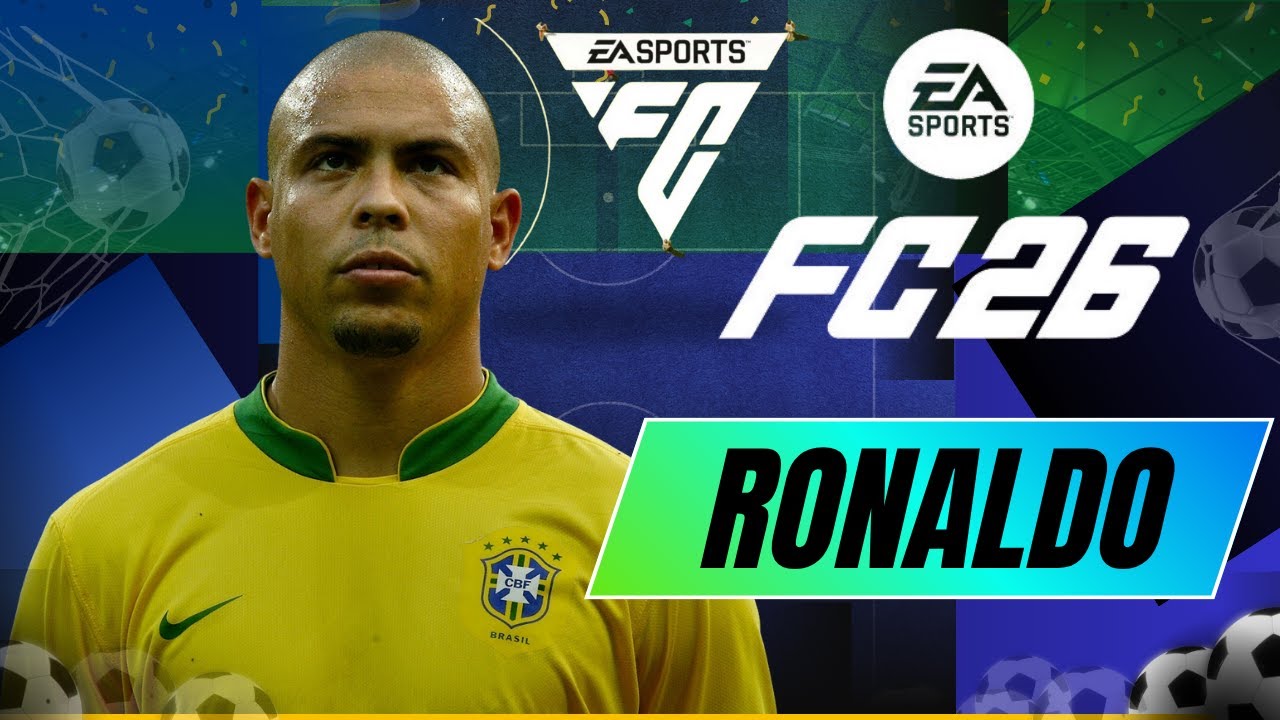 Como fazer a face do Ronaldo Fen&ocirc;meno no Pro Clubs do EAFC26 (FIFA) tutorial completo