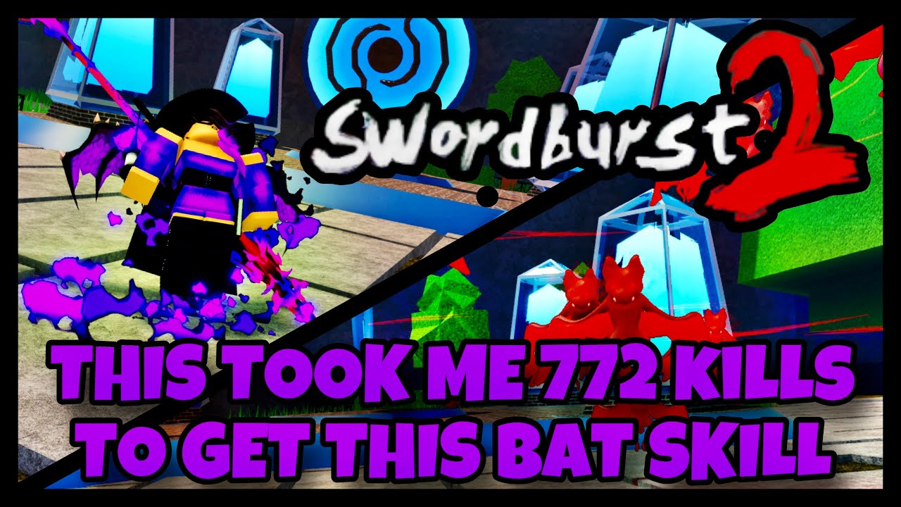 IT TOOK ME 772 KILLS TO GET THIS VAMPIRE BAT SKILL! | Roblox | [Swordburst 2 Halloween Event]