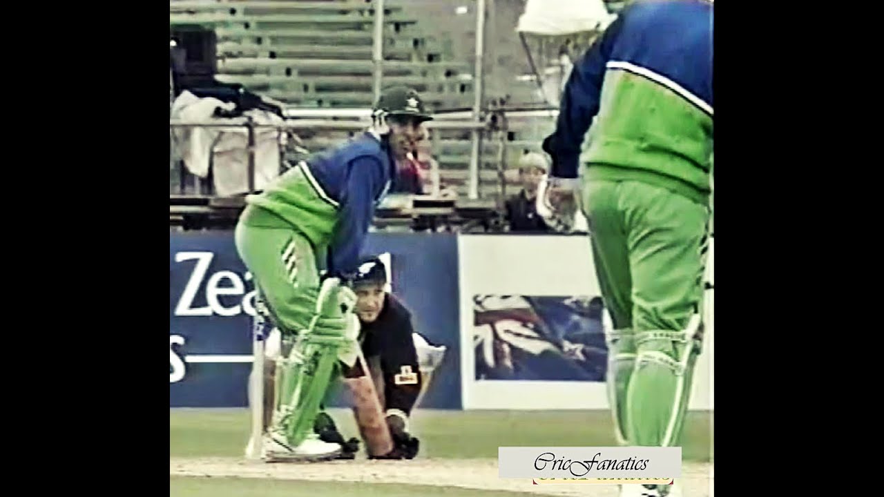 Saeed Anwar's stroke-studded 60 against New Zealand at Dunedin in 1994 ODI Series