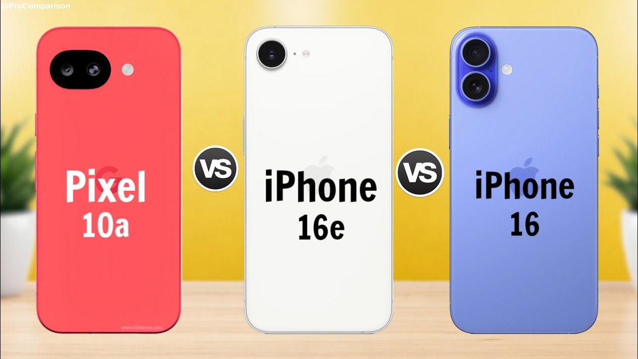 Google Pixel 10a 5G vs iPhone 16e vs iPhone 16 || Full Comparison 