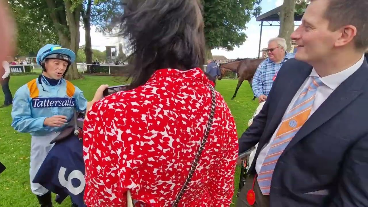 Ripon After The Race with Jockey