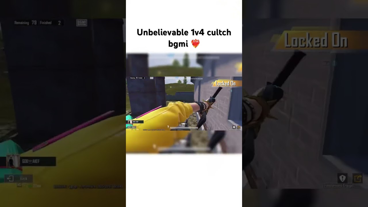Unbelievable 1v4 Clutch 😳 | BGMI OP Gameplay #bgmi #pubgmobile #iphoen13
