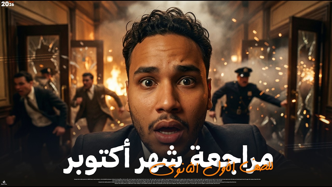 مراجعة شهر اكتوبر للصف الاول الثانوى