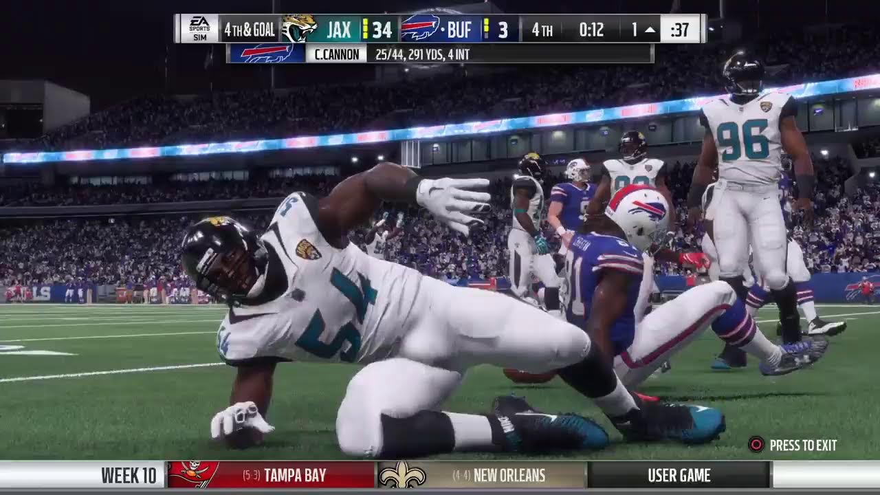 S10 W10 Jags vs Bills