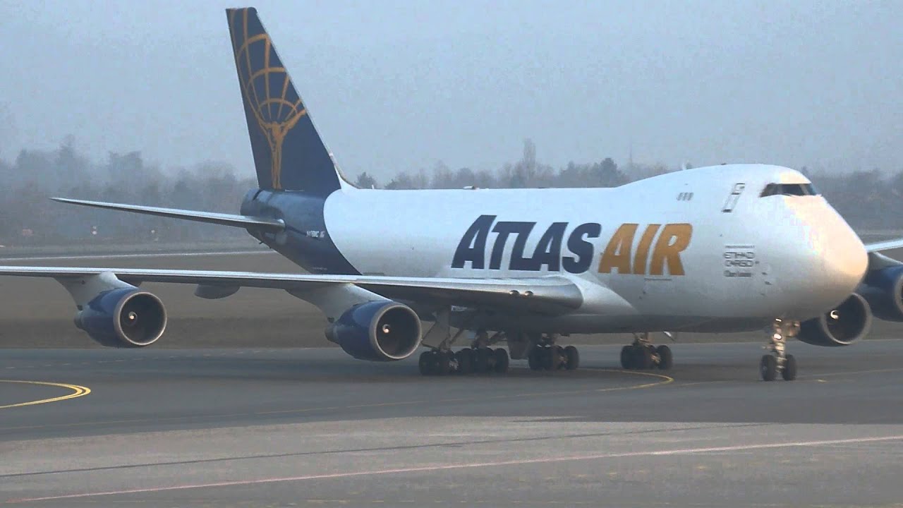 Flughafen Graz Boeing 747-400F AtlasAir Etihad Cargo