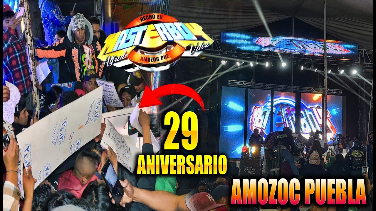 🔥ASI DIO INICI&Oacute; SONIDO MASTERBOY 🔥EN SU 29 ANIVERSARIO AMOZOC PUEBLA 2026 