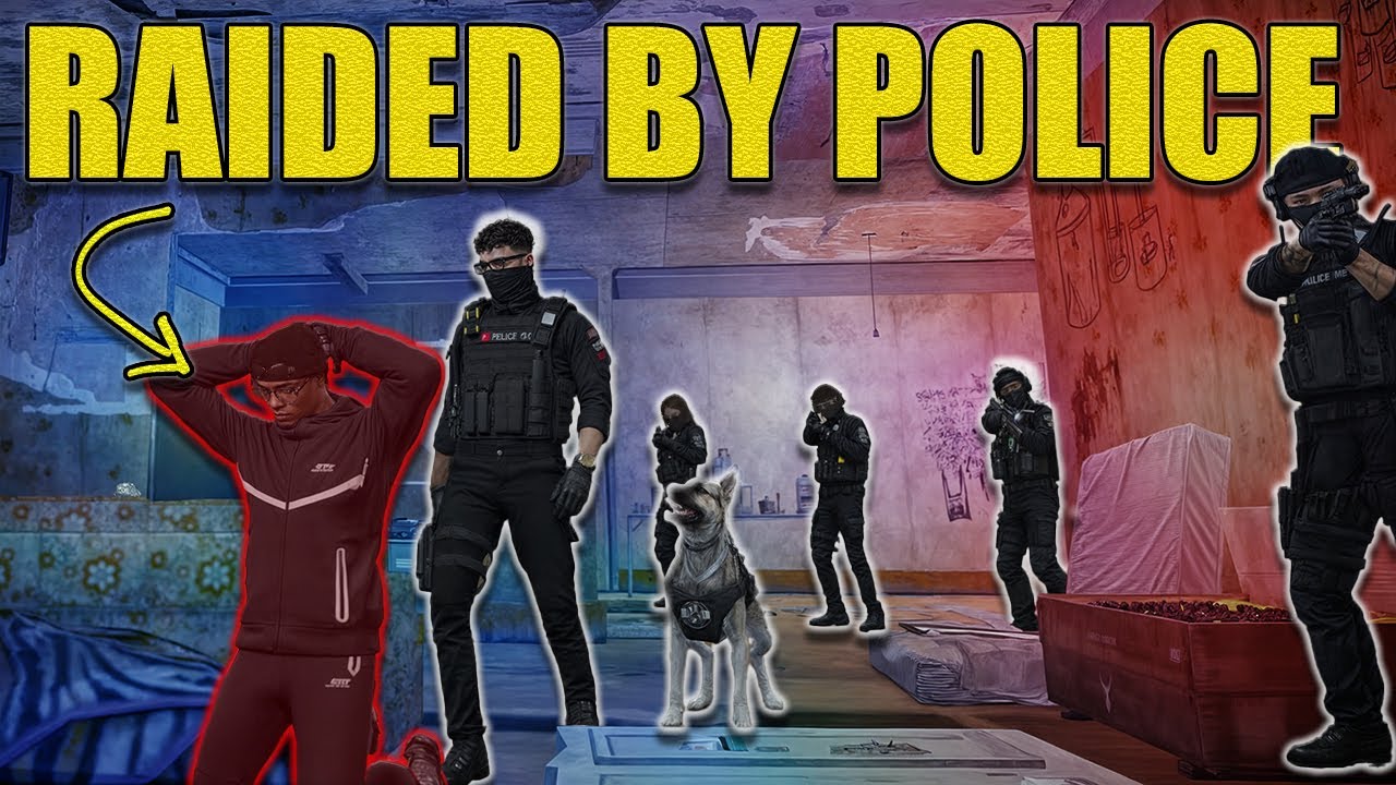 I got RAIDED by the POLICE in UK GTA RP