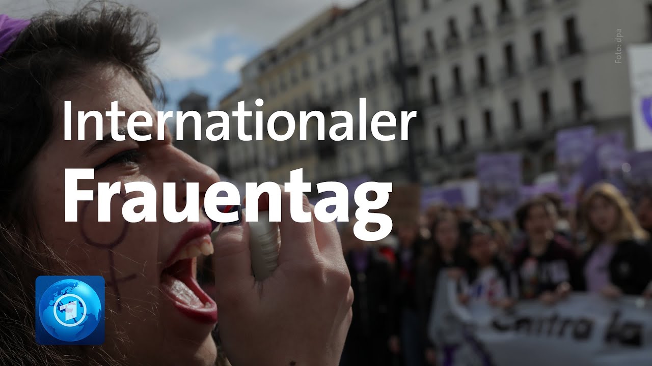 Demonstrationen f&uuml;r Gleichberechtigung am Weltfrauentag