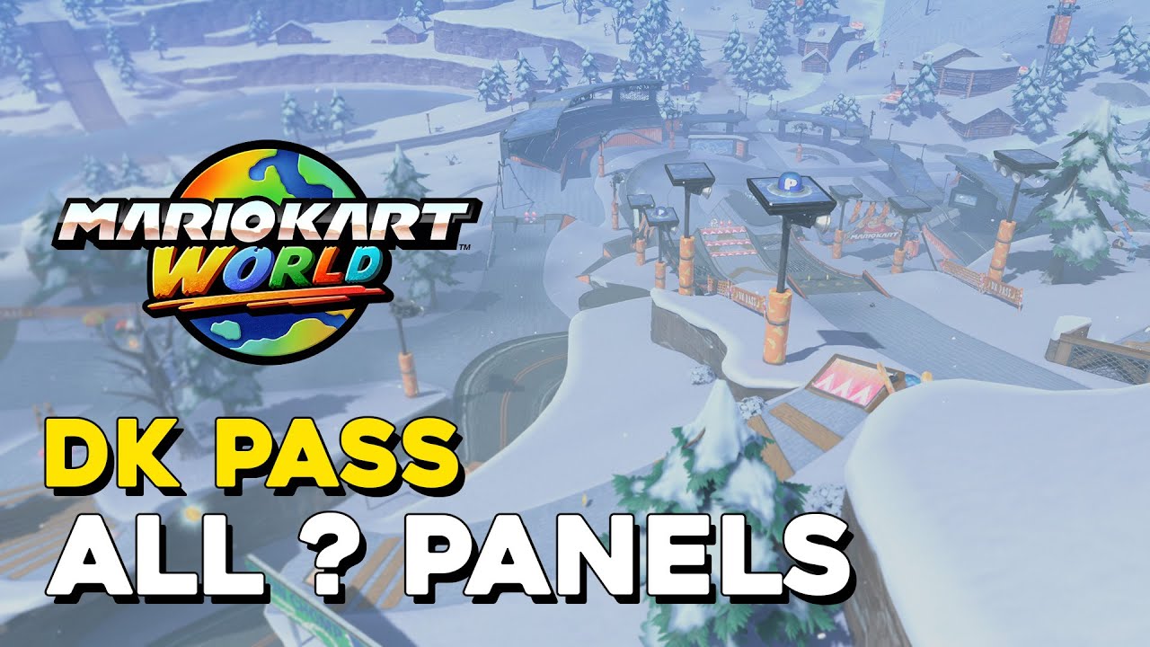 Mario Kart World DK Pass All ? Panel Locations
