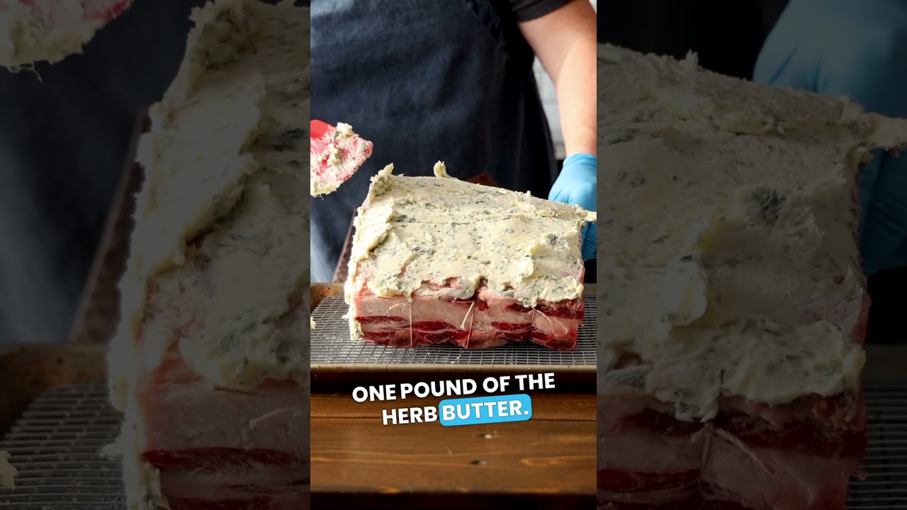 I Covered A Prime Rib Roast In A Pound Of Butter