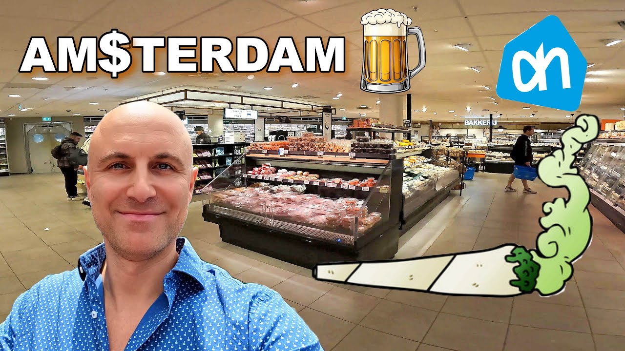 AMSTERDAM ALL THE PRICES: Supermarket, Transports, Coffeshop, Street Food 🇳🇱