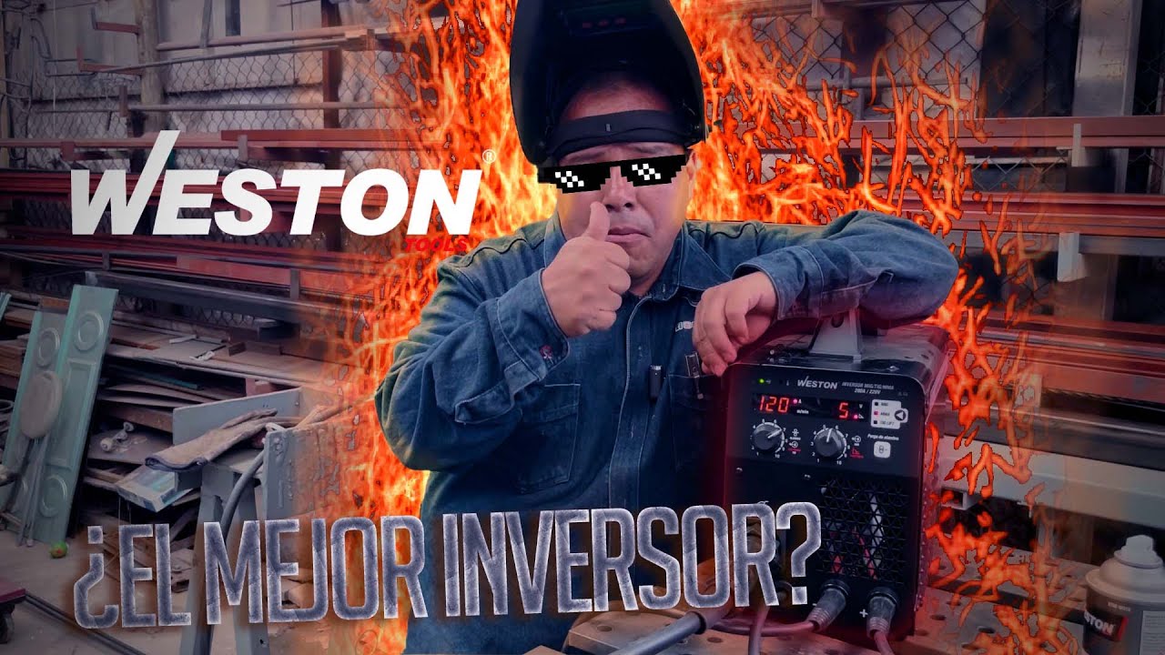 Inversor MIG 220 Volt Weston Z62810: Pruebas de Soldadura