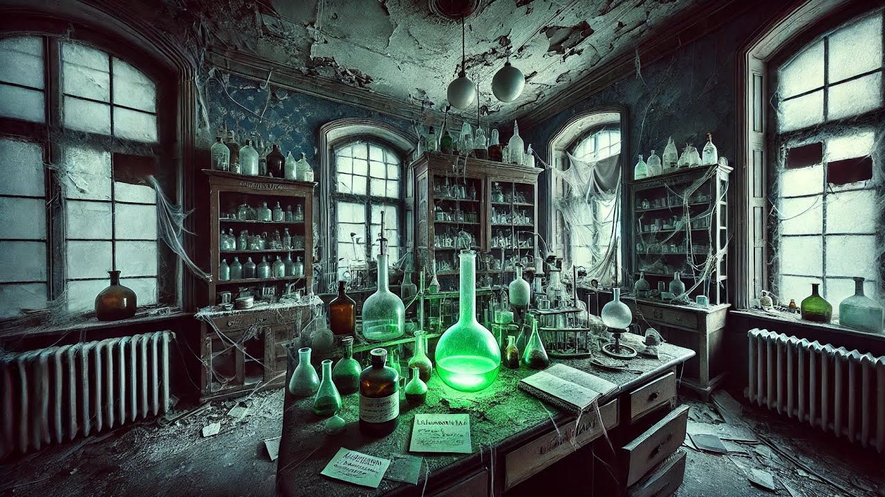 Exploring an Abandoned Scientist’s Lab: House Filled with Equipment & Chemicals