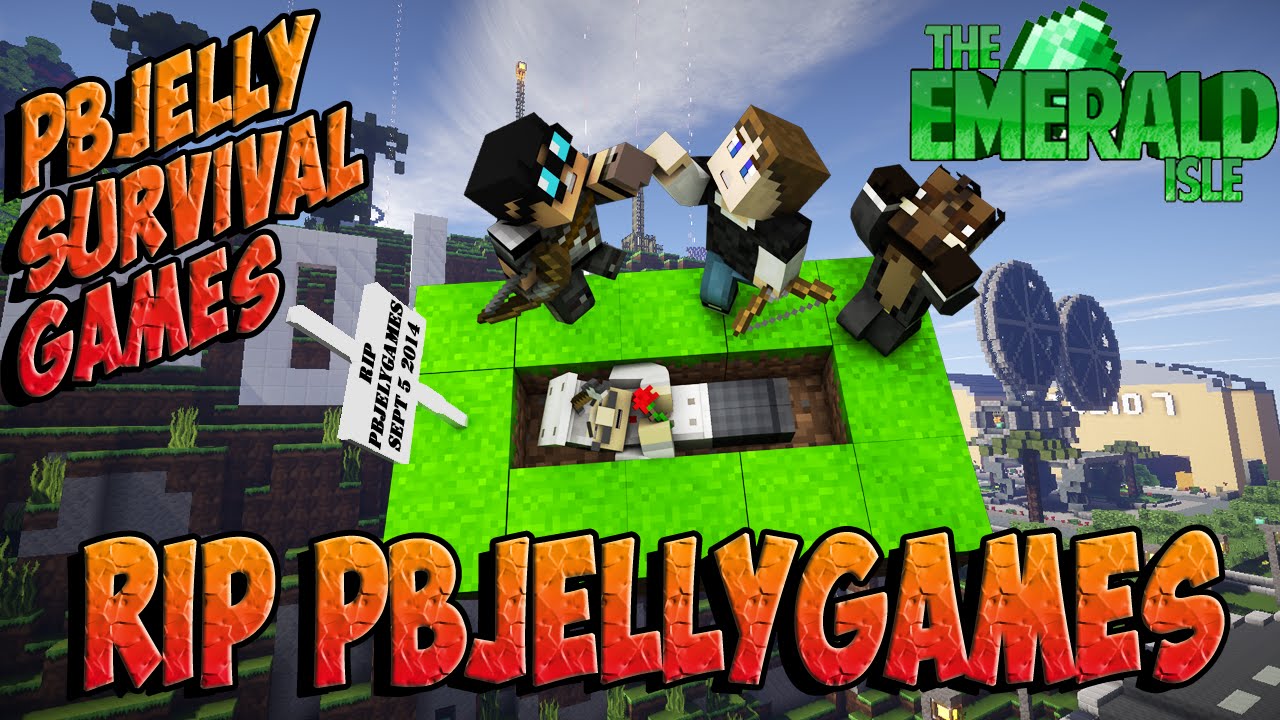 Minecraft PC Hunger Games - RIP PBJellyGames - With Gun5hot58