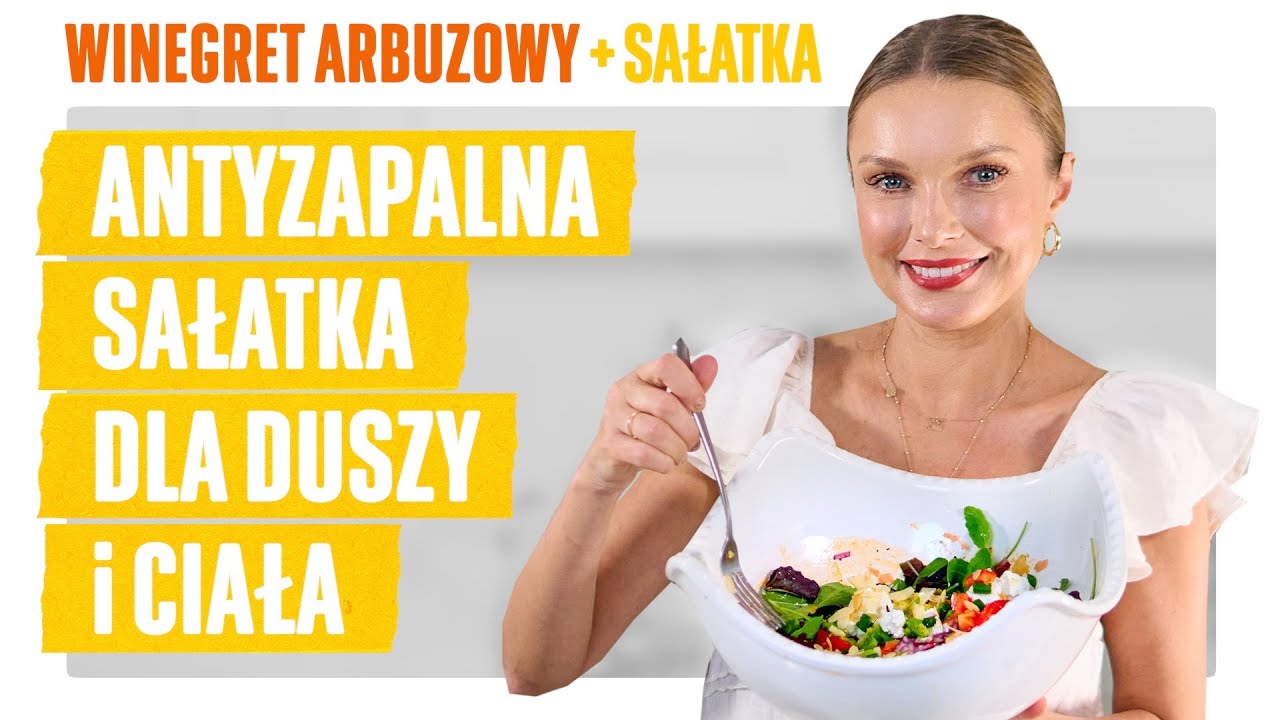 Antyzapalna SAŁATKA z ARBUZOWYM WINEGRETEM