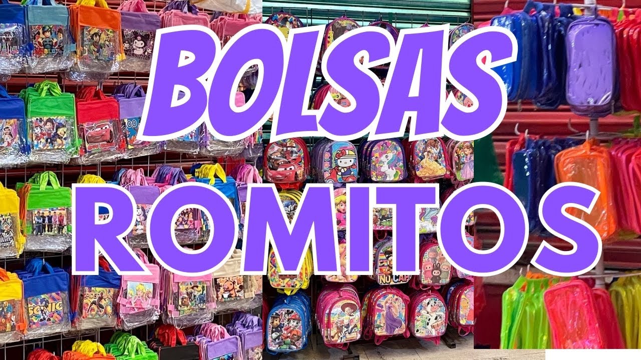 Mochilas transparentes, Lapiceras, dulceros y mucho más con Bolsas Romitos