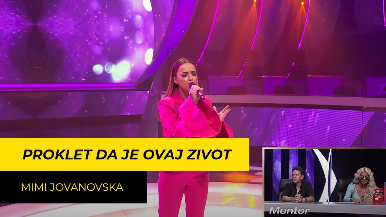 Mimi Jovanovska - Proklet da je ovaj zivot - (live) - ZG - 20/21