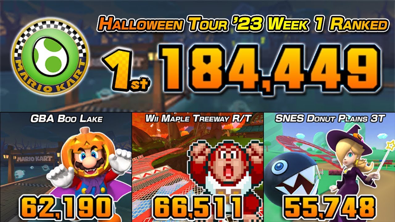 WONDER!!! | Mario Kart Tour | Halloween Tour '23 Week 1 Ranked Cup (184K) | Tier 99 | Lv 400