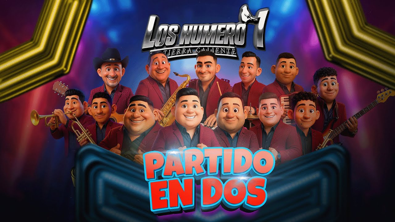 Los Numero 1 - Partido en Dos (Video Animado)
