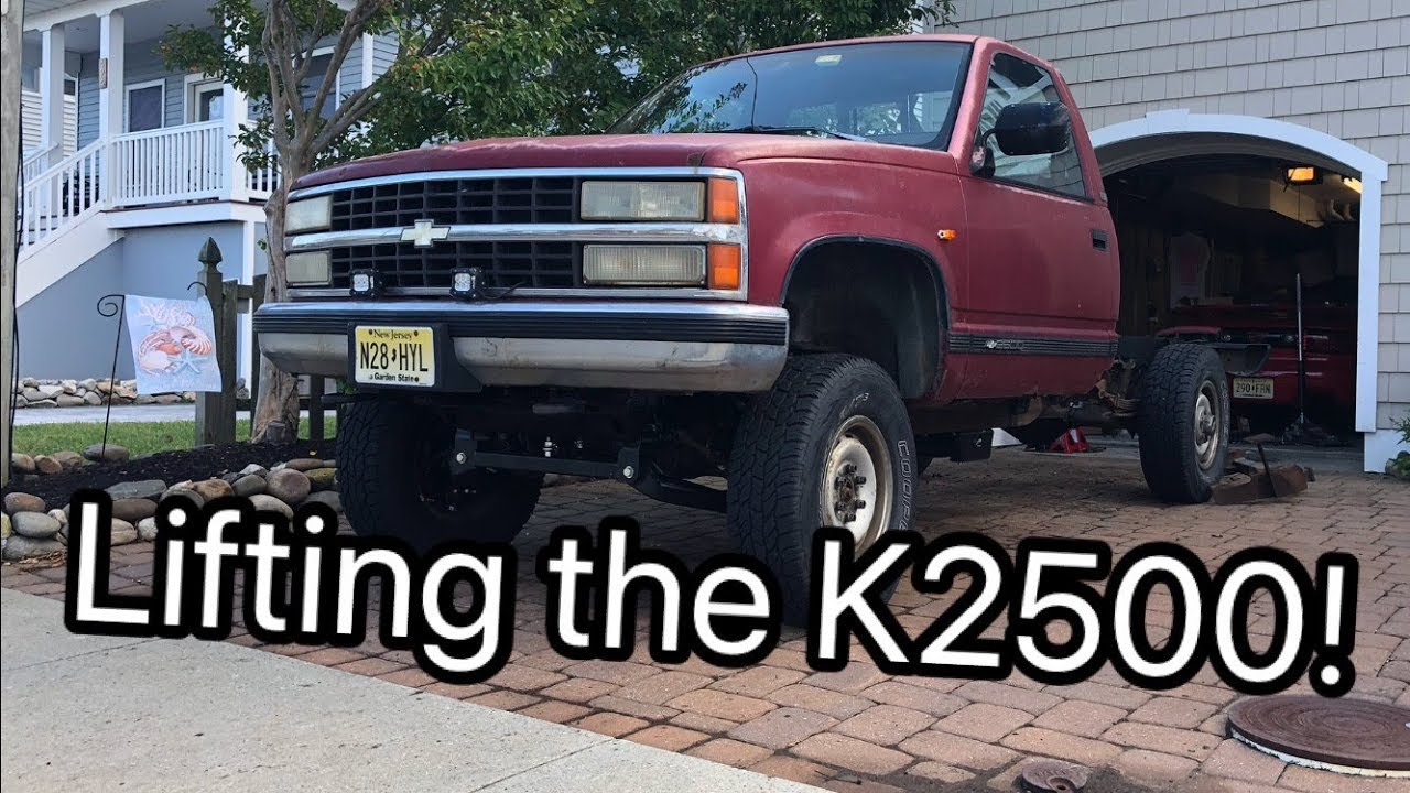 Lifting the K2500 7.5”!