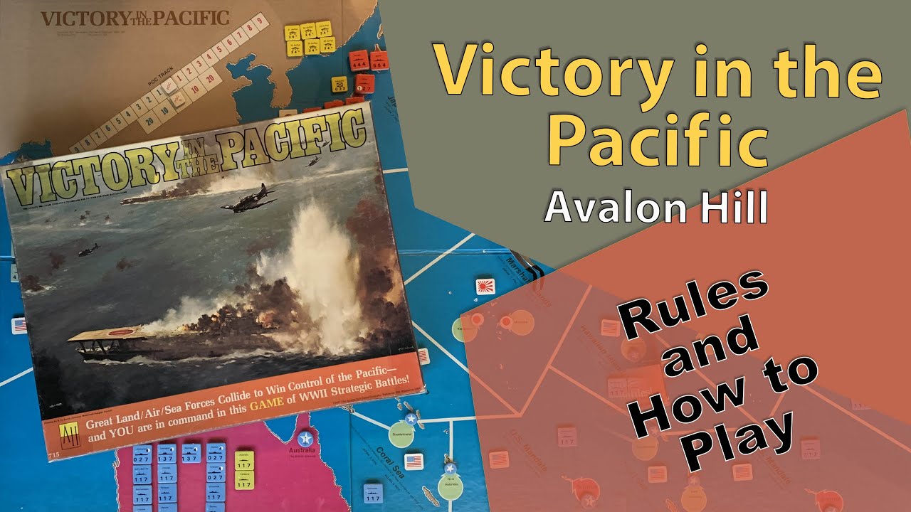 Avalon Hill: Victory In The Pacific  - Game Play and Set up