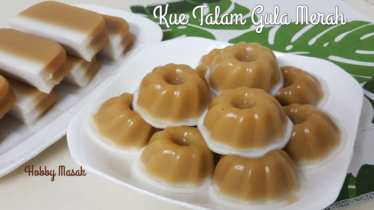 MEMBUAT KUE TRADISIONAL KUE TALAM GULA MERAH