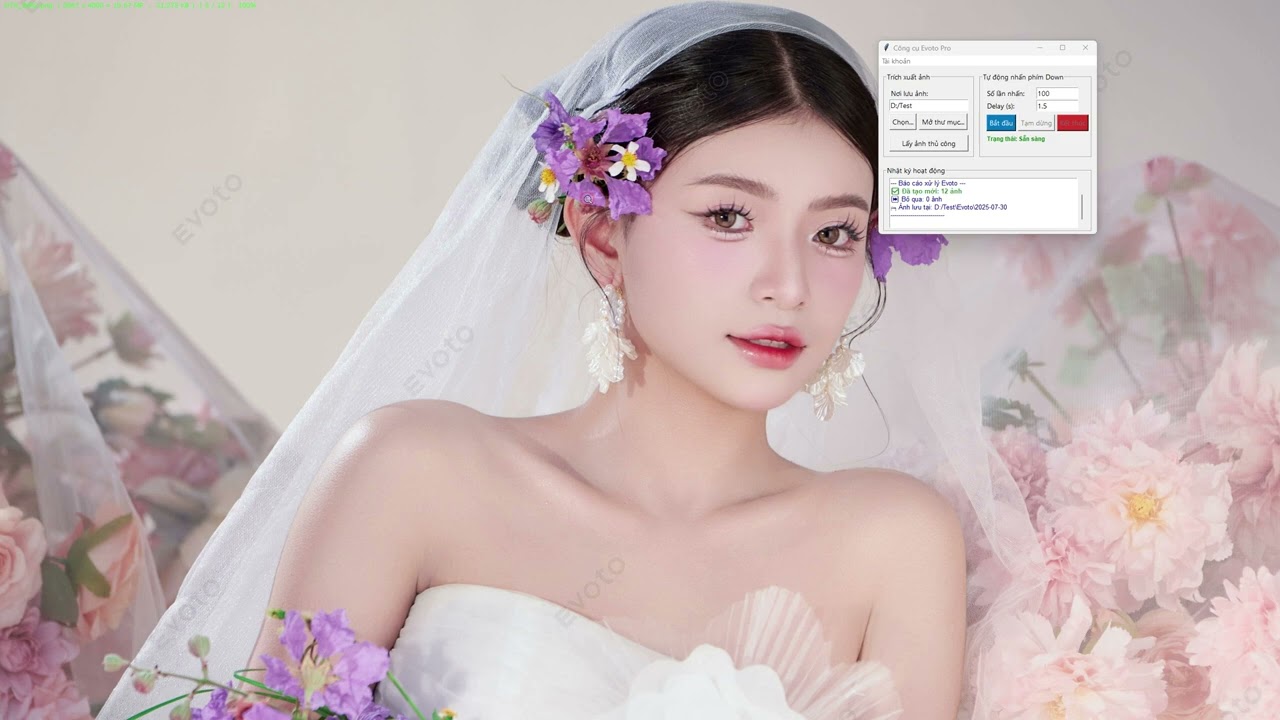 Tool Crack Evoto xuất ảnh miễn ph&iacute; kh&ocirc;ng giới hạn chất lượng gốc