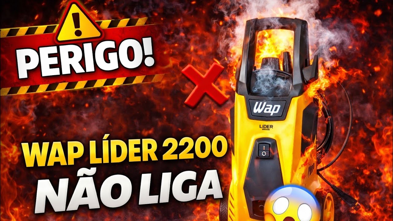 WAP LIDER 2200 NÃO LIGA CHEIRO DE QUEIMADO