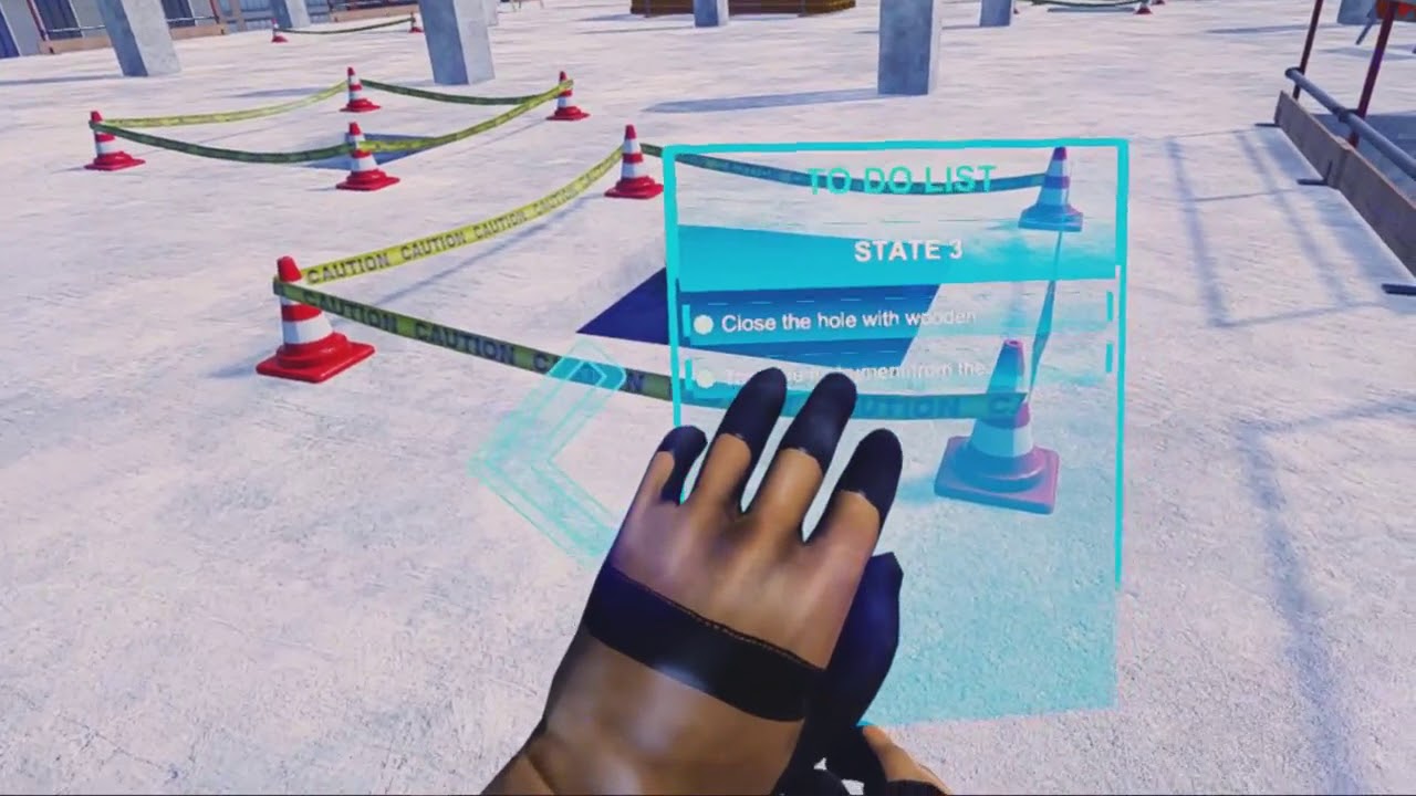 Unity: Construction site (VR Gameplay)